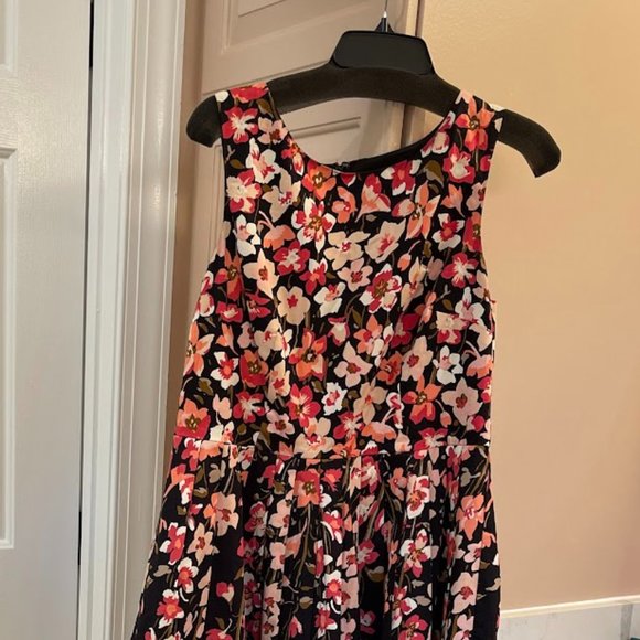 Talbots Size 10 Pleated Floral Women's Dress - Picture 5 of 9